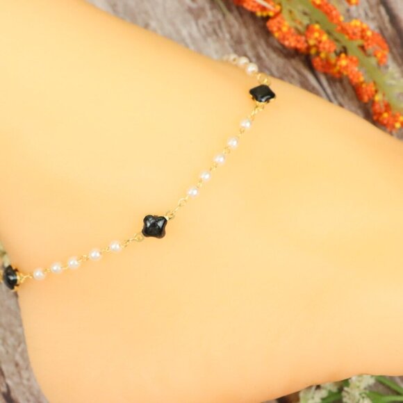 "Dainty Anklet for Women – Elegant Everyday Jewelry & Perfect Gift | MLCRC1526 - Picture 7 of 10